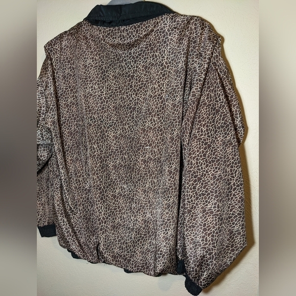 PTNY Vintage 90's/Y2K windbreaker giraffe print - Picture 7 of 14